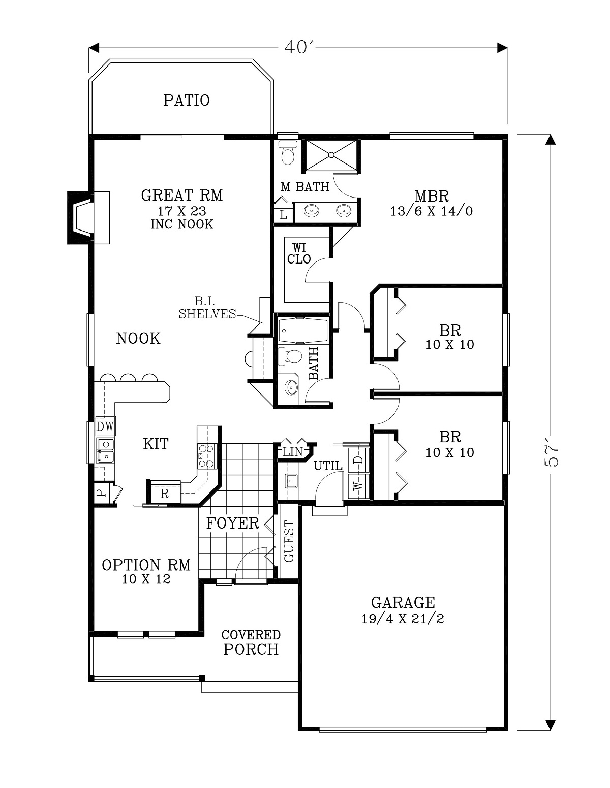 Carrington P House Plan | Pre-designed House Plans |SunTel House Plans