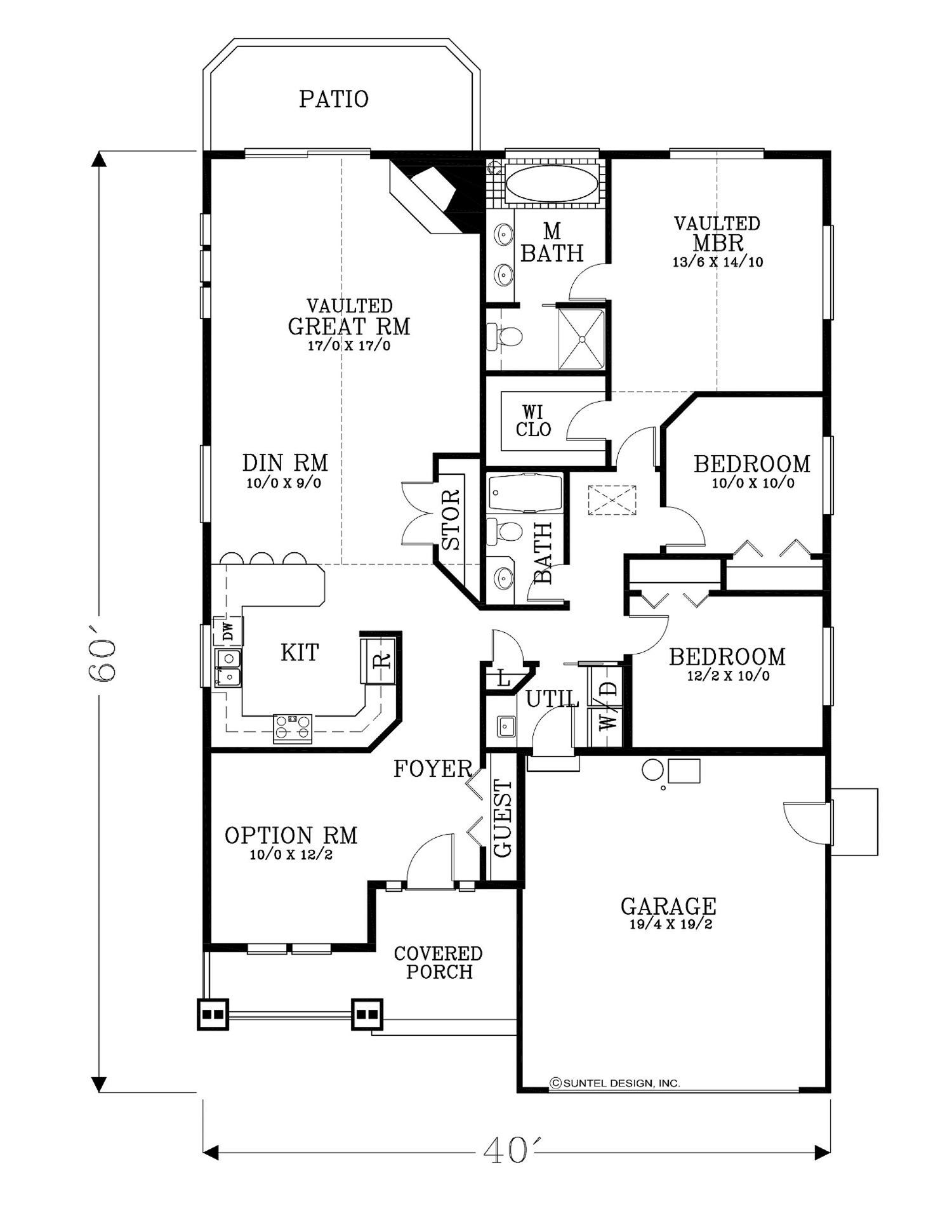 Carrington T House Plan | Pre-designed House Plans |SunTel House Plans