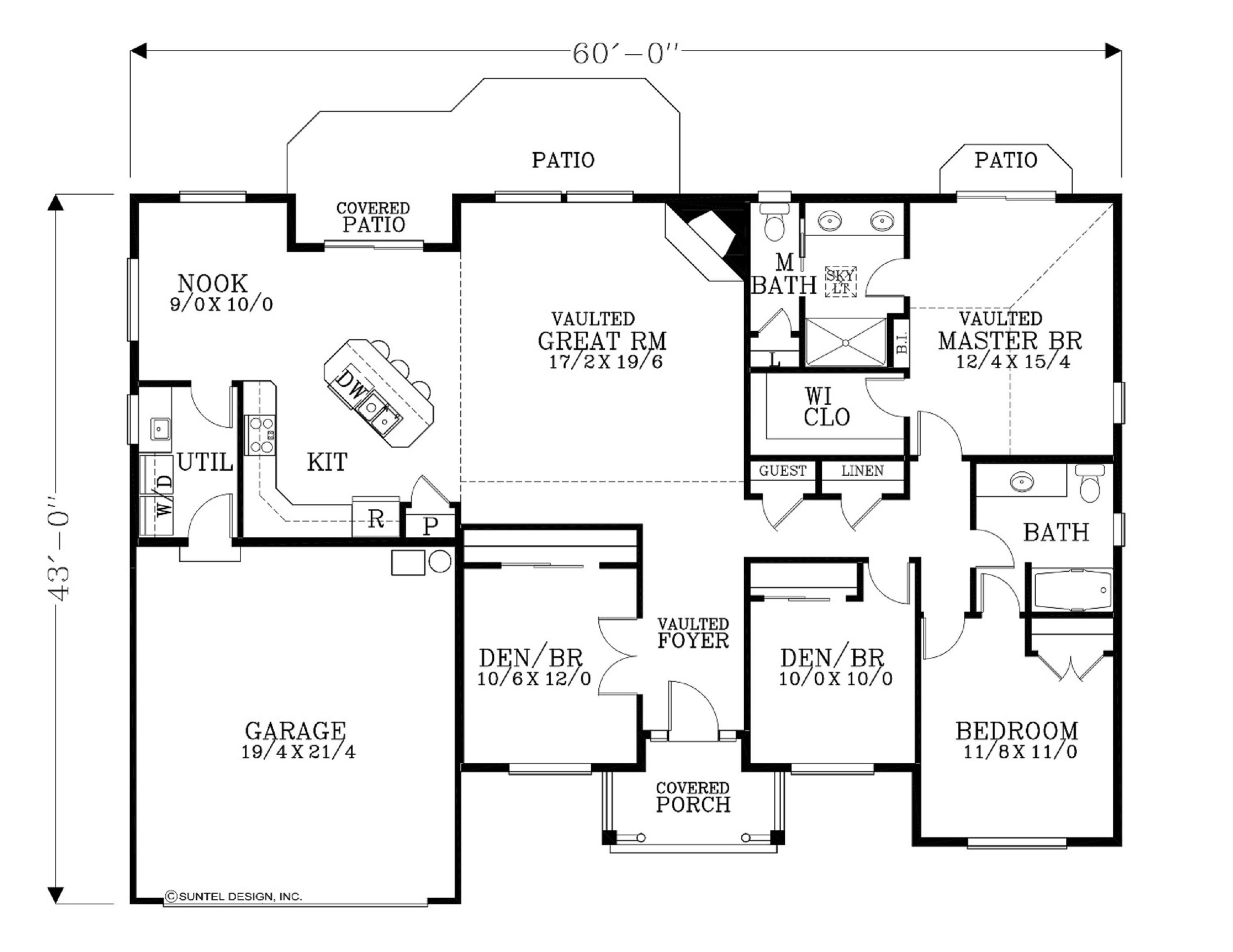 Catalina W House Plan | Pre-designed House Plans | SunTel House Plans