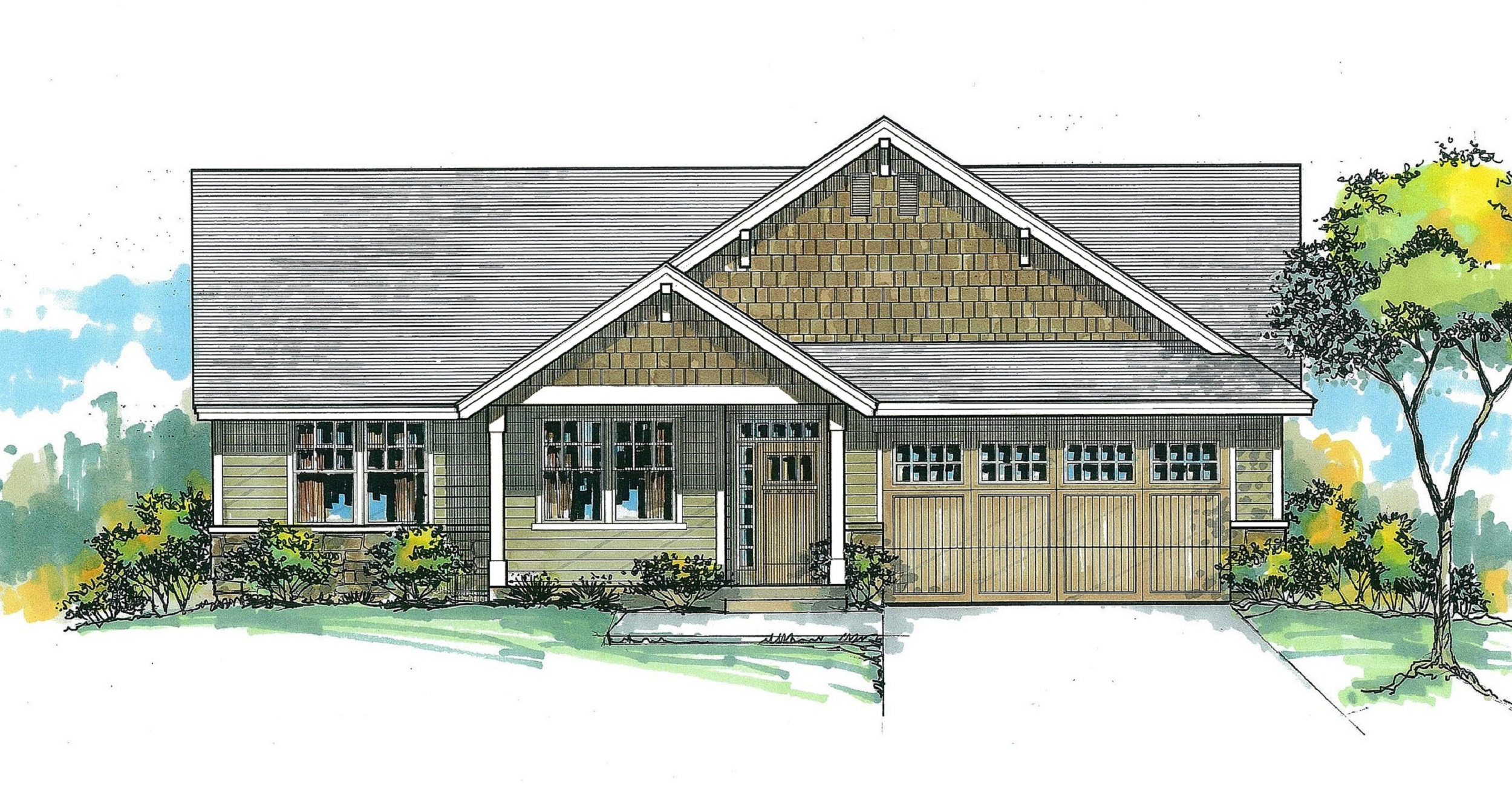 Templeton B House Plan | Pre-designed House Plans |SunTel House Plans