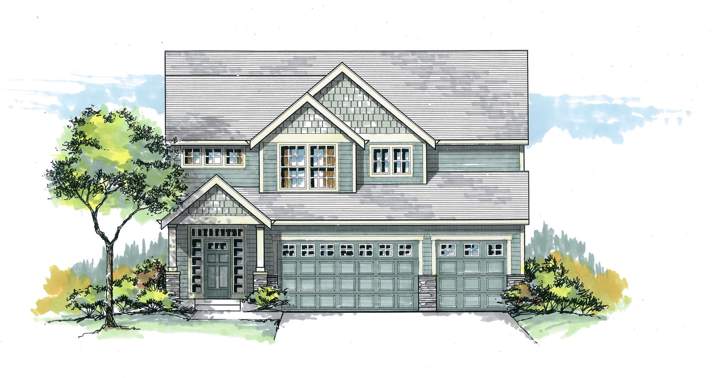 Kirkwood K House Plan Pre Designed House Plans SunTel House Plans   Kirkwood K S 40699K R 