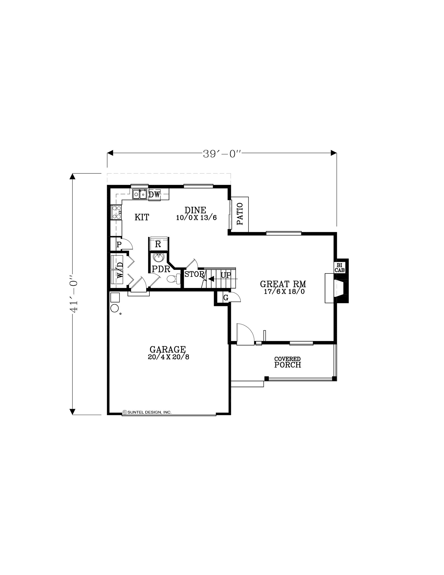 Highland F House Plan | Pre-designed House Plans | SunTel House Plans